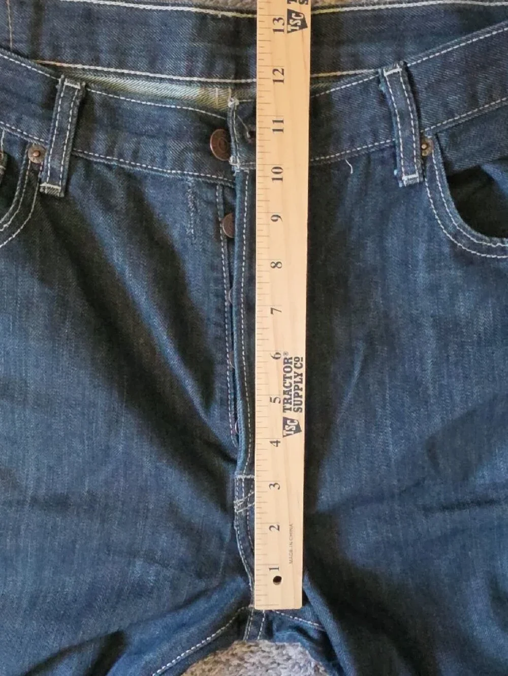 AWESOME 501 JEANS 36 X 32 DARK DENIM